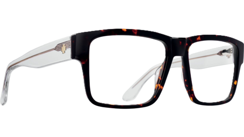 SPY CYRUS OPTICAL 60 RX - Dark Tort Crystal / Clear Demo Lens