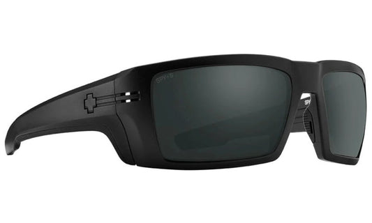 SPY REBAR - ANSI Matte Black / Happy Boost Polarized Black Mirror