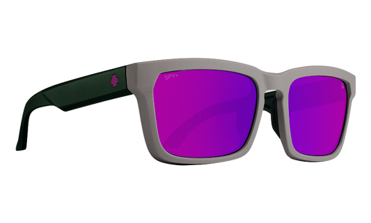 SPY HELM TECH- Gray Dark Green / Happy Bronze Purple Spectra - Large