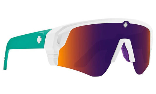 SPY MONOLITH SPEED - White / Happy Gray Green Dark Purple Mirror