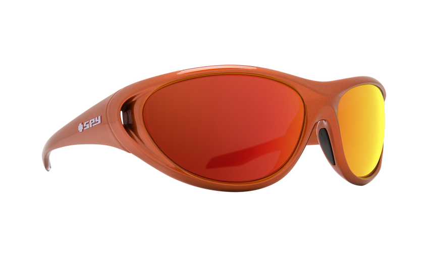 SPY SCOOP 2 - Metallic Orange / HD Plus Green w/ Orange Spectra Mirror