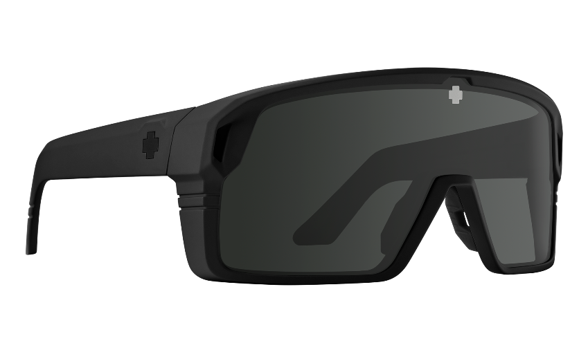 SPY MONOLITH - Matte Black / Happy Gray Green Polar Black Spectra Mirror
