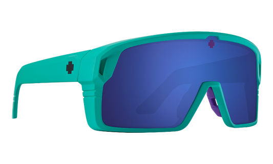 SPY MONOLITH - Matte Teal / Happy Gray Green Dark Blue Spectra Mirror