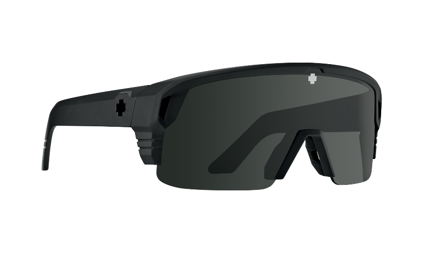 SPY MONOLITH 50/50 - Matte Black / Happy Gray Green Black Spectra Mirror