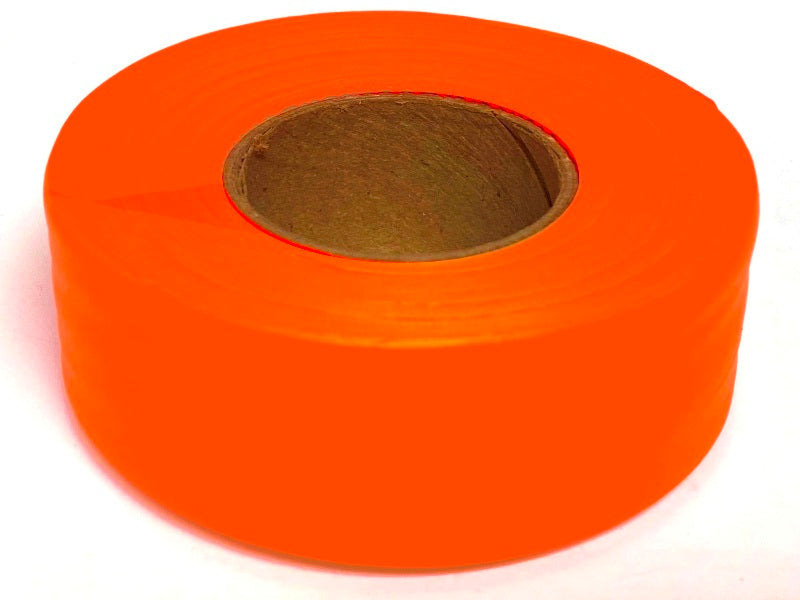 Presco 1-3/16" Taffeta Flagging Tape - Orange