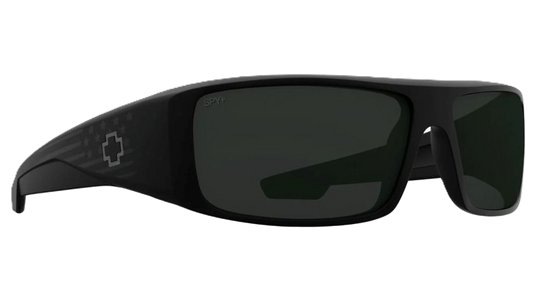 SPY LOGAN - Matte Black with Gloss Flag / Happy Gray Green
