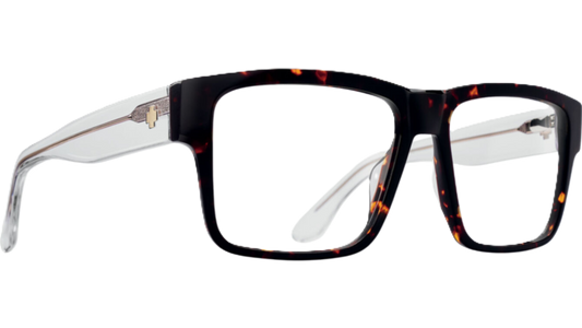 SPY CYRUS OPTICAL 60 RX - Dark Tort Crystal / Clear Demo Lens