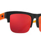 SPY DISCORD 50/50 - Orange / Soft Matte Black Translucent Orange