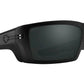 SPY REBAR - ANSI Matte Black / Happy Boost Polarized Black Mirror
