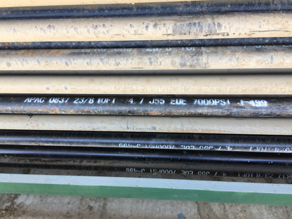 30 PCS - 2-3/8" 8RD x 10' J55 EUE 7000psi Tubing Nipple