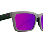 SPY HELM TECH- Gray Dark Green / Happy Bronze Purple Spectra - Large