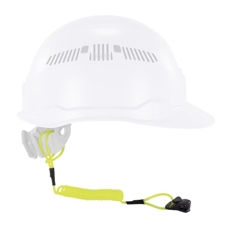 Ergodyne Squids 3158 Coiled Hard Hat Lanyard with Clamp 2lbs 19159_1
