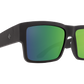 SPY CYRUS - Soft Matte Black / Happy Bronze Polar with Green Spectra Mirror