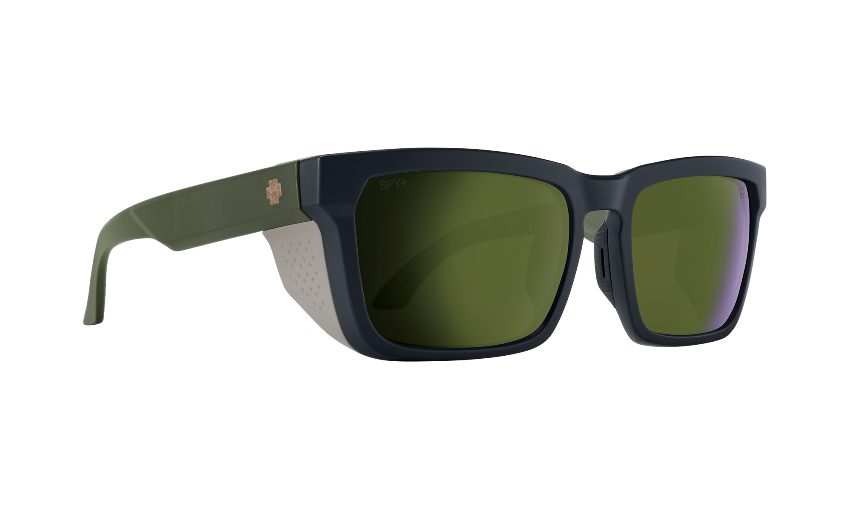 SPY HELM TECH - Matte Dark Olive Matte Olive / Happy Bronze Polar w/ Olive Spectra Mirror