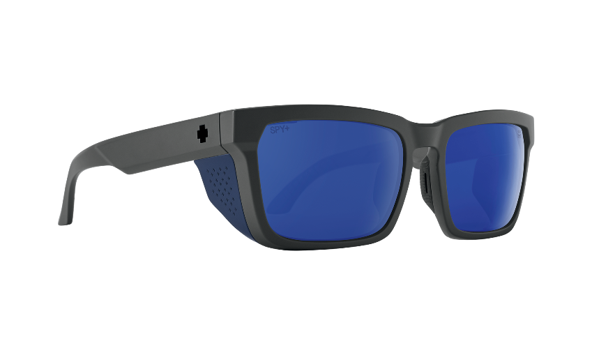SPY HELM TECH - Matte Dark Gray / Happy Gray Green Polar w/ Dark Blue Spectra Mirror