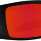 SPY REBAR - ANSI Matte Black / Happy Bronze Red Spectra Mirror