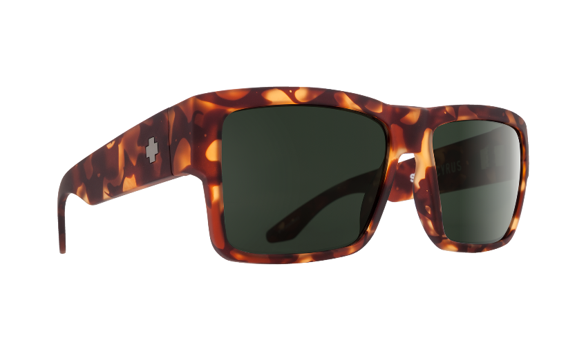 SPY CYRUS - Soft Matte Camo Tort / Happy Gray Green Polar