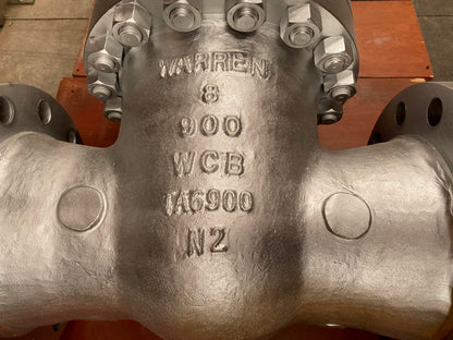 8" 900 Flanged End RTJ Cast Steel Gate Valve - Warren