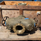 Hellan 6" 150 Brass In-line Flow Type DH Manual Strainer